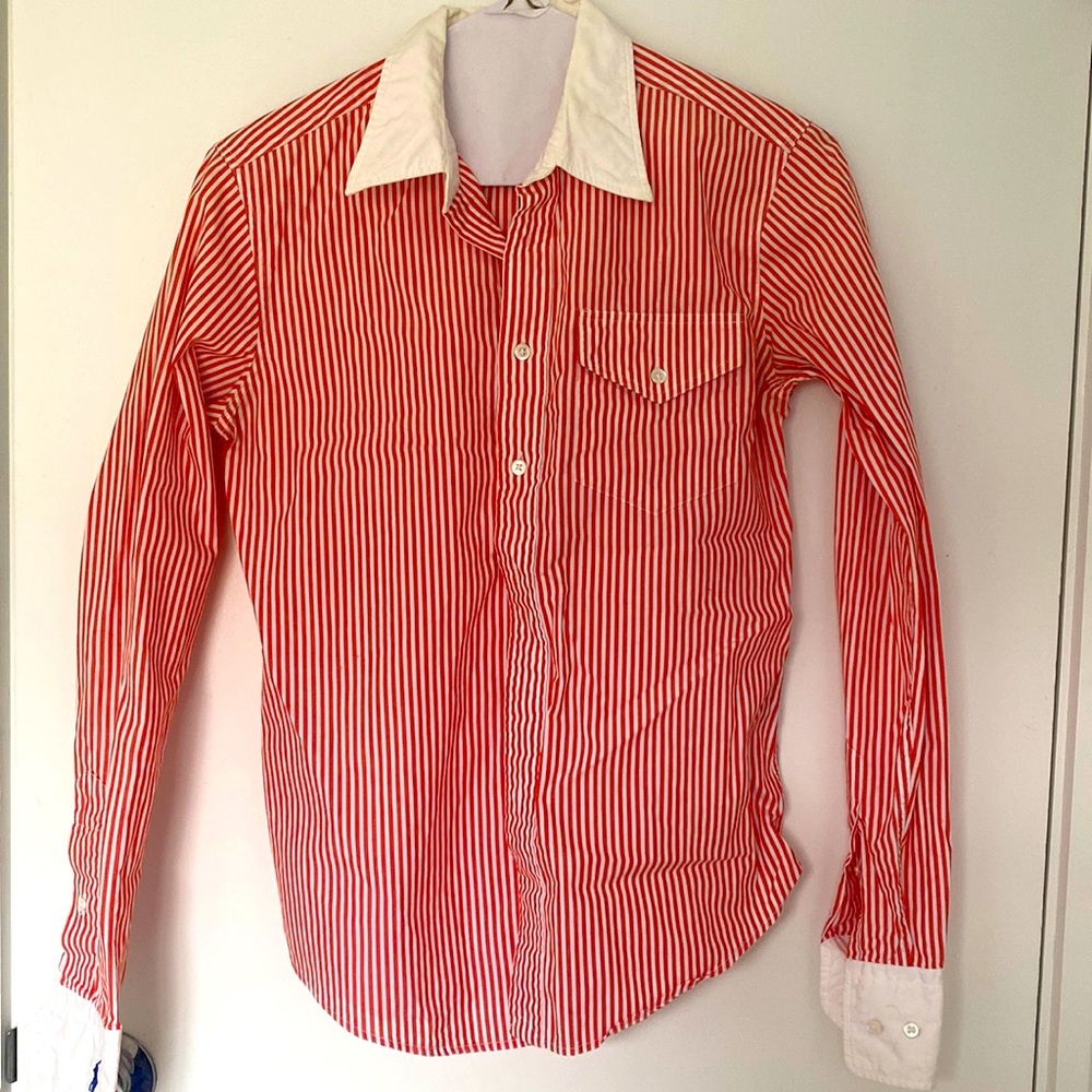 Ralph Lauren pin striped button down size 4